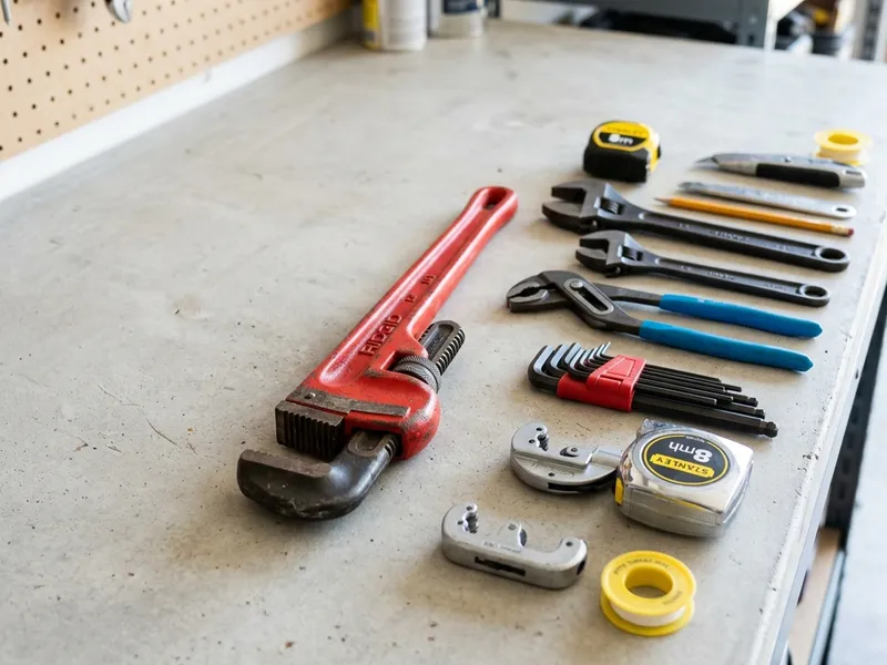 Professional plumbers in Savage Town, VA equipped with top-tier tools for residential and commercial plumbing services.